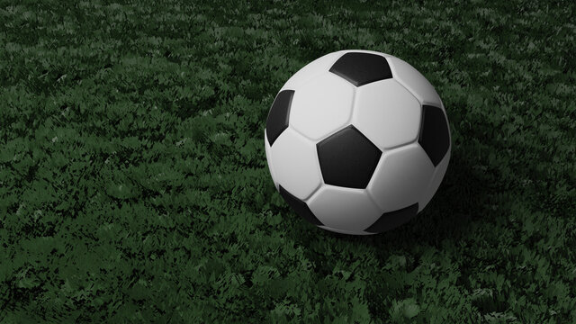 soccer ball on grass
