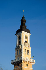 Fototapeta na wymiar Kamianets-Podilskyi City Hall, Ukraine
