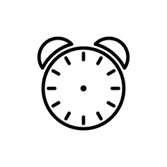 Alarm Clock Line Icon