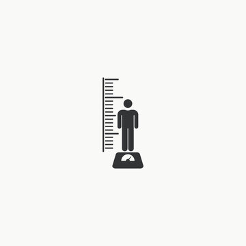 Body Mass Index Icon Graphic Design Vector Illustration