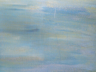 abstract blue painted cement wall