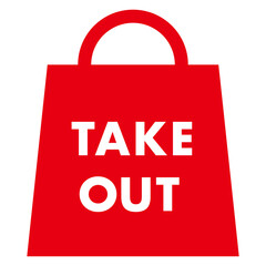 テイクアウト　マーク　イラスト