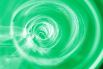 abstract green spiral background 