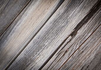 old  texture painted wooden board. Selective focus