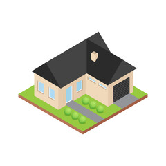 Isometric House Illustration