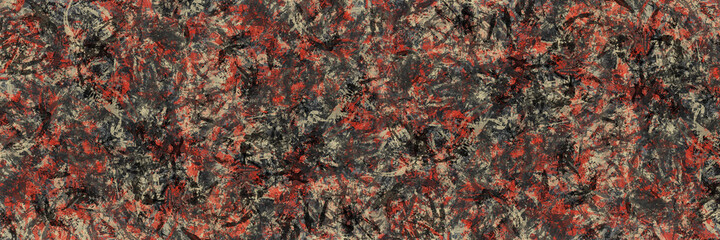 abstract red grey black tan texture background - grunge - Jackson pollock them - obrazy, fototapety, plakaty