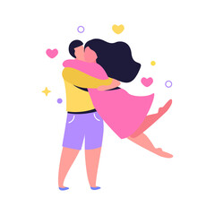 Long Awaited Hug Composition