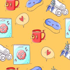 Spa Pattern Relax Pattern Self Care Home spa vacation