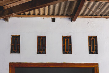 ventilation house made of wood with a unique design. very good for use to beautify the interior and exterior of the house.