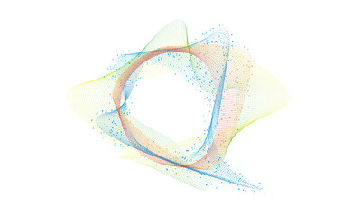 Abstract background design Circle landing page template for website ad, book cover. EPS 10 vector.