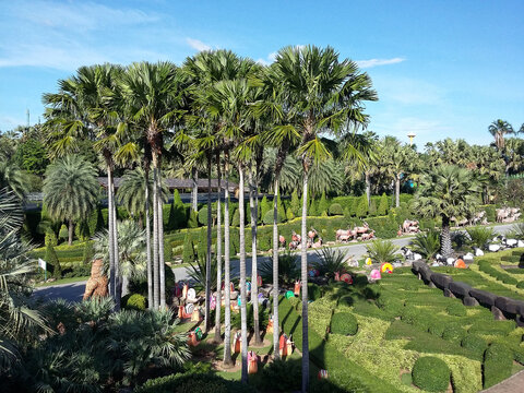   Nong Nooch Tropical Botanical Garden is a 500-acre botanical garden and tourist attraction