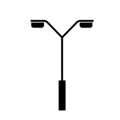 Black and white garden lamp design