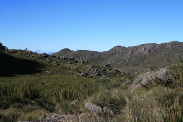 Landscape at Pico das Agulhas Negras in the city of Resende