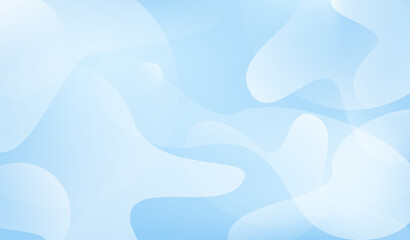 Abstract Blue and White Background , Curved Lines Design,  Illustrations for Templates.