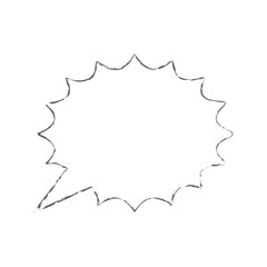 吹き出しイラスト、アイコン（手描き風、細線）
