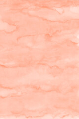 Fototapeta premium Peach Watercolour Texture Background, Pastel Orange Digital Paper