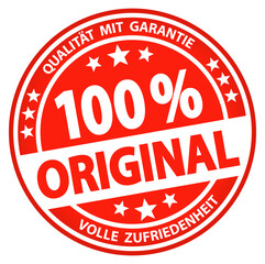 round business button - 100% original (german)
