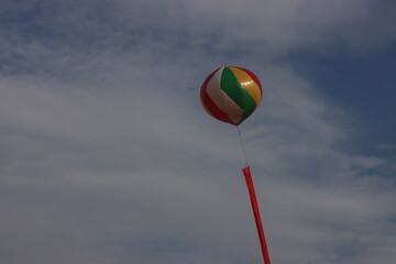 A balloon in the sky