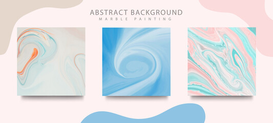 abstract liquid ink painting design covers. mix of color marble texture. Premium Vector