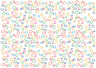 SDGsイメージのアブストラクト背景2（CMYK指定色スウォッチ付）