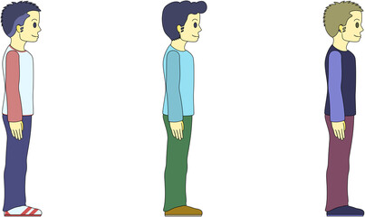 ソーシャルディスタンス（男性）