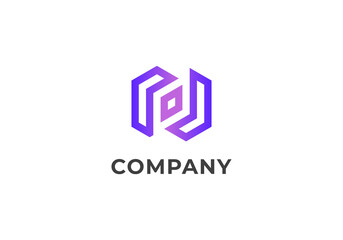Initial Letter J Isometric Modern Line  Logo, Initial Letter Logo For Company Name, Alphabet Logo Template Ready For Use, Modern Initial Logo
