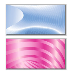 Metallic blue and pink stripes, metallic gradient. Cover design. Creative background, wallpaper, magazine cover. EPS