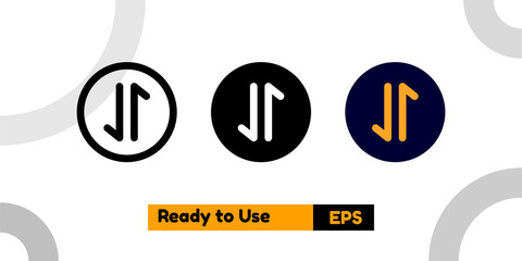 connection icon with three style for poster, social media, and presentation