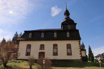 Kirche von Katzhütte im Schwarzatal