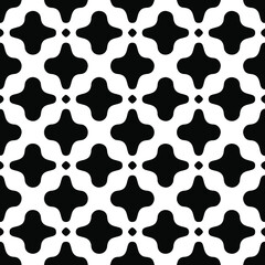  Geometric vector pattern with Black and white colors. abstract ornament for wallpapers and backgrounds.