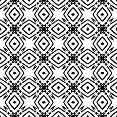  Geometric vector pattern with Black and white colors. abstract ornament for wallpapers and backgrounds.