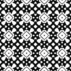  Geometric vector pattern with Black and white colors. Seamless abstract ornament for wallpapers and backgrounds.