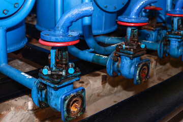 Gas boiler room equipment, heating of industrial and residential facilities