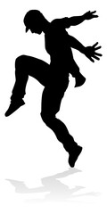 Street Dance Dancer Silhouette