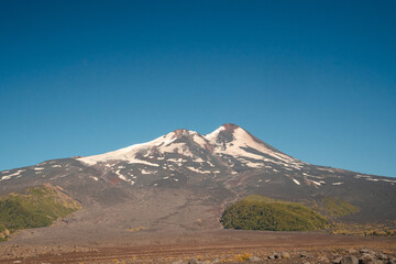 volcano in the middle of a national park
