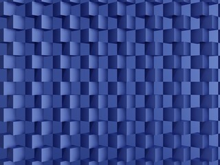 3D background blue rendering, abstract background 3d rendering abstract cubic shape.