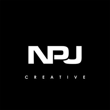 NPJ Letter Initial Logo Design Template Vector Illustration