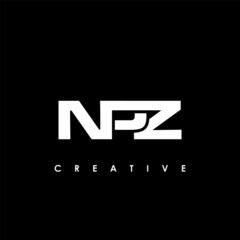 NPZ Letter Initial Logo Design Template Vector Illustration