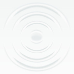 Splash ripple waves water surface. Clean Circle Waves