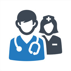 Medical help icon, vector and glyph