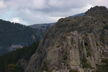 krajobraz góry natura drzewa widok przyroda