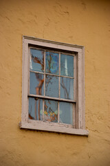 Fototapeta na wymiar old window in the wall