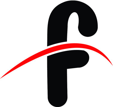 f letter logo vector design illustration