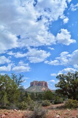 Fototapeta na wymiar Red Rocks Landscape and Sky Sedona Arizona Desert