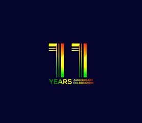 Mixed colors, Festivals 11 Year Anniversary, Party Events, Company Based, Banners, Posters, Card Material, for