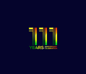 Mixed colors, Festivals 111 Year Anniversary, Party Events, Company Based, Banners, Posters, Card Material, for