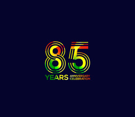 Mixed colors, Festivals 85 Year Anniversary, Party Events, Company Based, Banners, Posters, Card Material, for