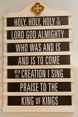 Obraz premium Bible verse on the wall