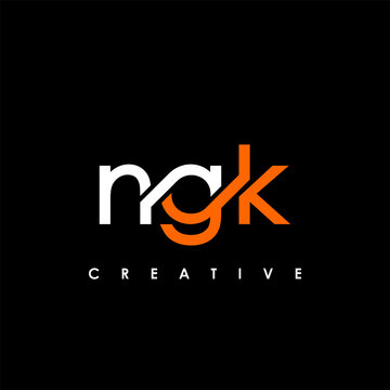 NGK Letter Initial Logo Design Template Vector Illustration