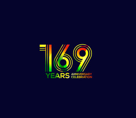 Mixed colors, Festivals 169 Year Anniversary, Party Events, Company Based, Banners, Posters, Card Material, for